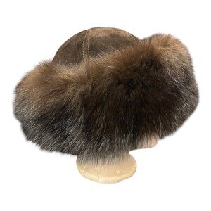 Fur and Leather Hat